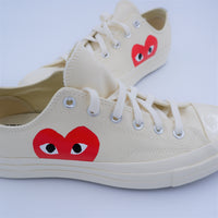 COMME des GARCONS - PLAY×CONVERSE CHUCK TAYLOR ALL STAR (LOW-CUT)