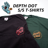 SANTA CRUZ-DEPTH DOT S/S T-SHIRTS
