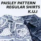 K.U.I - PAISLEY PATTERN REGULAR SHIRTS