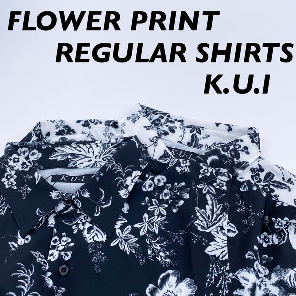 K.U.I - FLOWER PRINT REGULAR SHIRTS