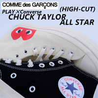 COMME des GARCONS - PLAY×CONVERSE CHUCK TAYLOR ALL STAR (HIGH-CUT)