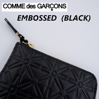 COMME des GARCONS - EMBOSSED(BLACK)