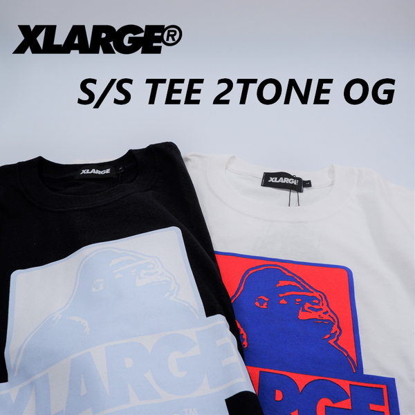X-LARGE - S/S TEE 2TONE OG